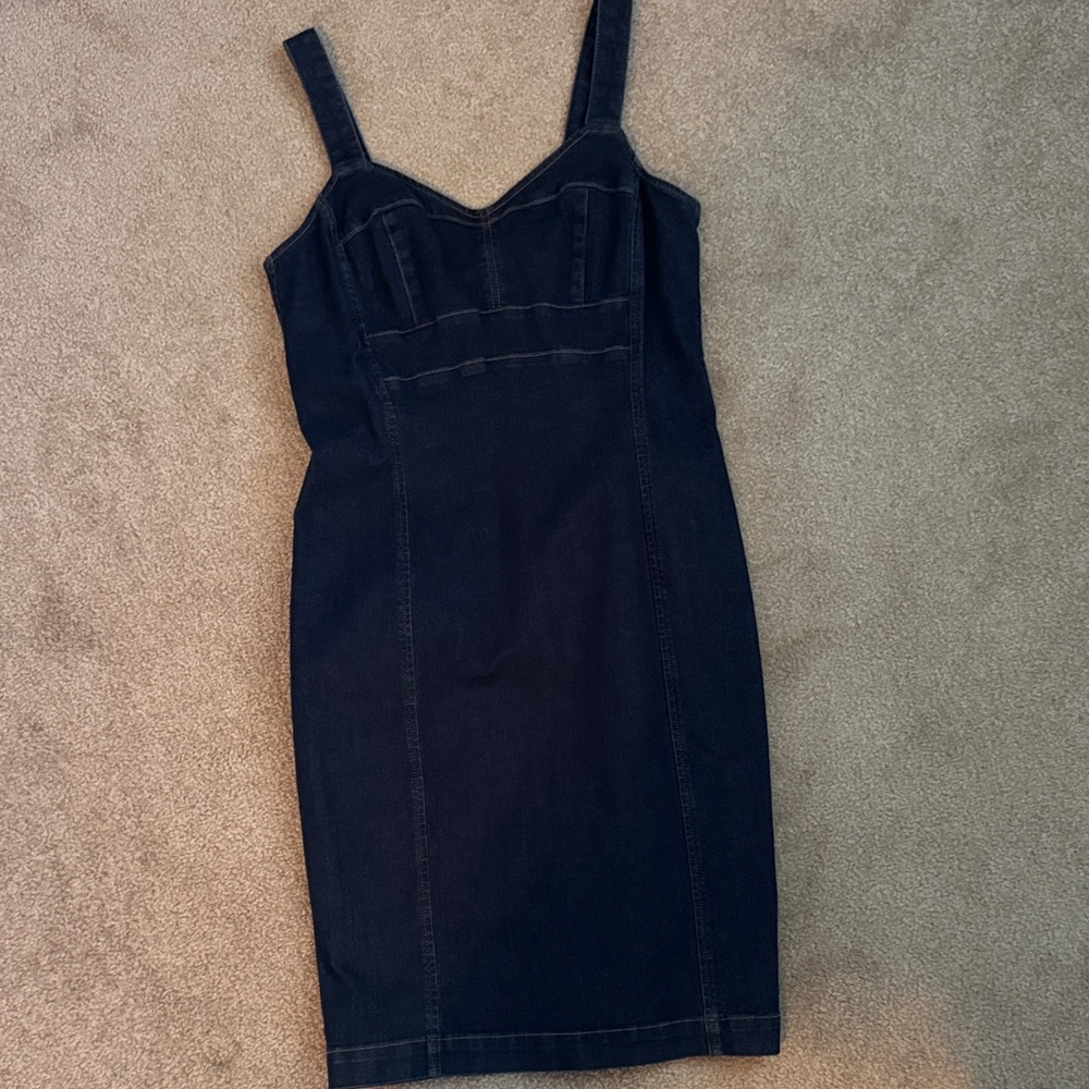 White House Black Market Denim Dress